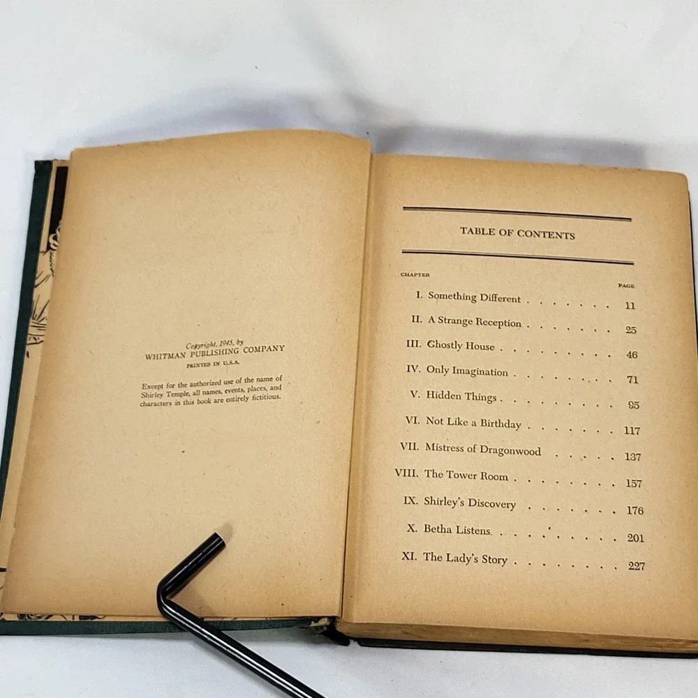 Shirley Temple and the Spirit of Dragonwood 1945 Whitman Authorized Edition Book